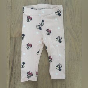 H&M Disney Minnie Mouse Leggings – 6 Months – Excellent Condition 🎀